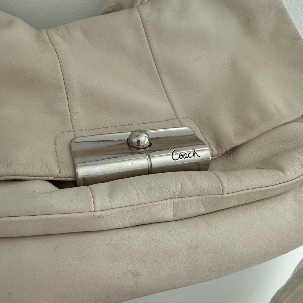 Coach Kristin convertible cream leather shoulder bag - Picture 6 of 11